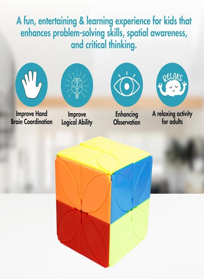 aCADZO Clover Plus Cube Puzzle Gift for Kids & Adults Brain Teaser Toy (Clover Plus Cube_Stickerless) - Image 3